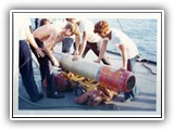 Practice Torpedo from USS Grayback-LPSS-574 December 1973